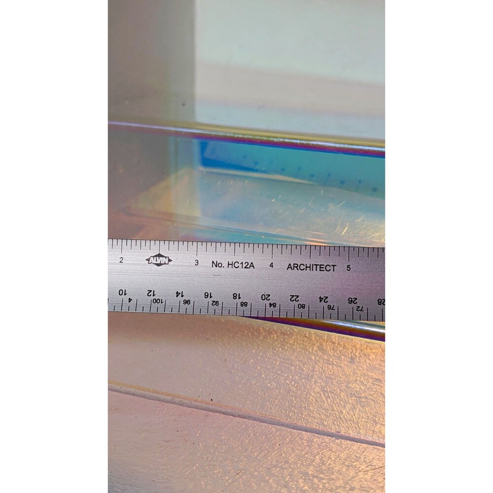 Alvin No. HC12A Architect Triangular Scale Metal Drafting Ruler Poland